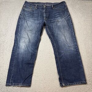 Levi's 559 Men's 40x30 Denim Blue Jeans Relaxed Straight Fit Zip Fly Work